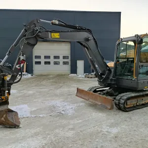Volvo ECR58 m/ rototilt & 2 stk. skuffer 