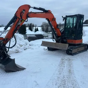 Hitachi ZX55U-6 - Sertifisert -  3 skuffer - Rototilt - Serviceavtale - Leveringsklar