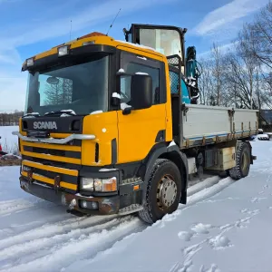 Scania 94G 4x2 tippbil - Zetterbergs 3. veis tipp - Manuell girkasse - EU godkjent