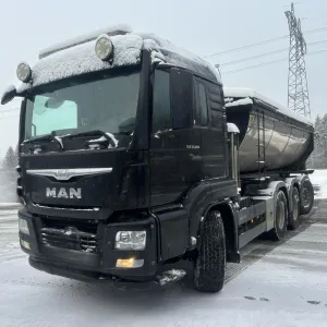 MAN TGS 35.480 tridem asfaltbil - 8x4 - Euro 6  - Lav km-stand  - Eu-godkjent - Leveringsklar