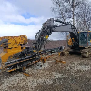 Volvo EC250EL med AMV XD8-175T Boretårn (Montabert HC50) 