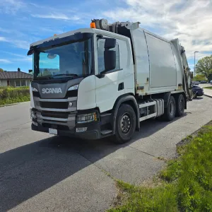 Scania P410 komprimatorbil - 1 kammer NTM påbygg