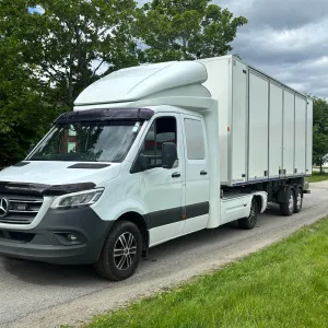 Mercedes-Benz Sprinter trekkvogn m/ Freno-Air Berco Skapsemi - Hel sideåpning -  Euro 6 - V6 - Godt utstyrt - Ny motor - Leveringsklar