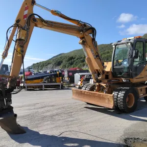Case WX125 hjulgraver med rototilt 